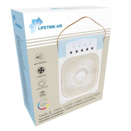 LED RGB lauaventilaator udu efektiga 10W/5V