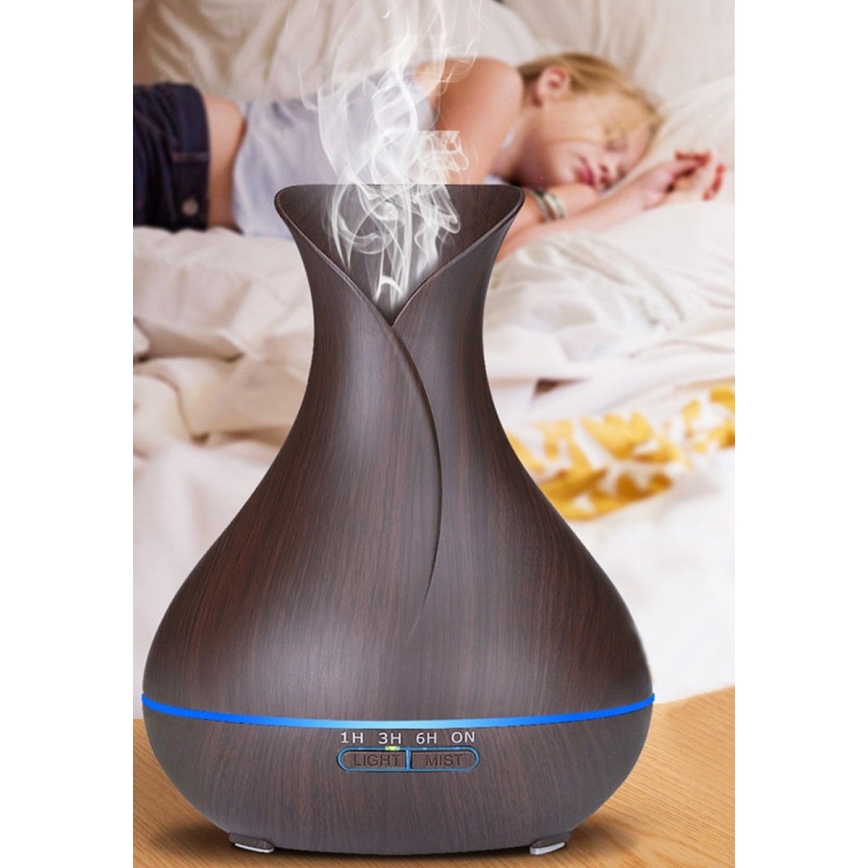 LED RGB Õhuniisuti ja ionisaator 400 ml