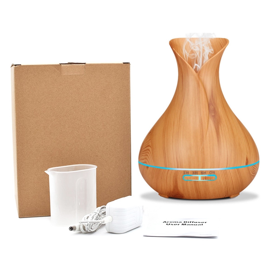 LED RGB Õhuniisuti ja ionisaator 400 ml