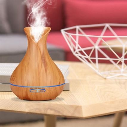 LED RGB Õhuniisuti ja ionisaator 400 ml