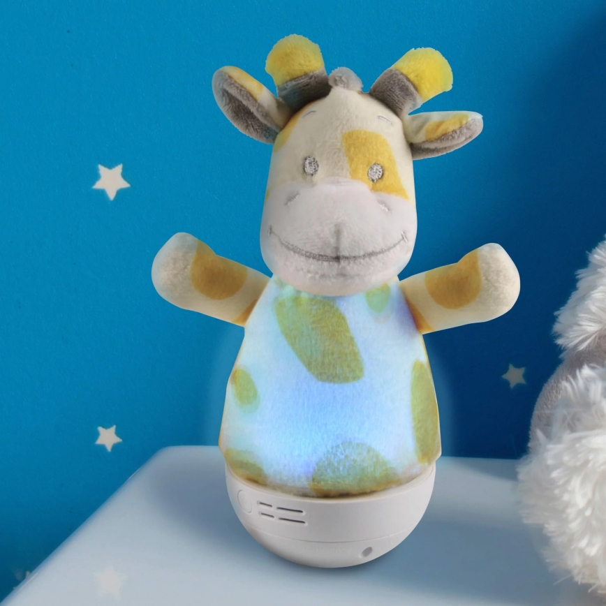 LED RGB Öölamp lastele koos heliga 3xAAA/5V kaelkirjak