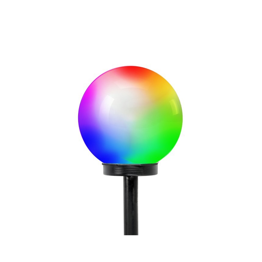 LED RGB päikeselamp SPHERE, LED/1,2 V, IP44, 200 mAh, läbimõõt 20 cm