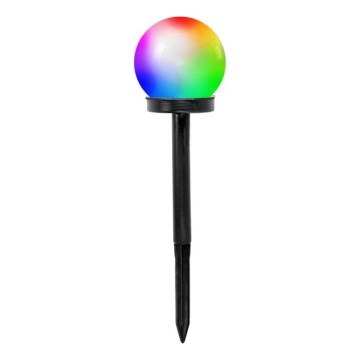 LED RGB päikeselamp SPHERE LED/1,2V IP44 40 mAh läbimõõt 10 cm