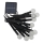 LED RGB päikesevalgusti 10xLED/1,2V 300 mAh IP44 must