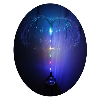 LED RGB päikesevalgusti LED/1,2V 300 mAh IP44 must