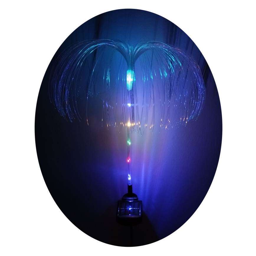 LED RGB päikesevalgusti LED/1,2V 300 mAh IP44 must