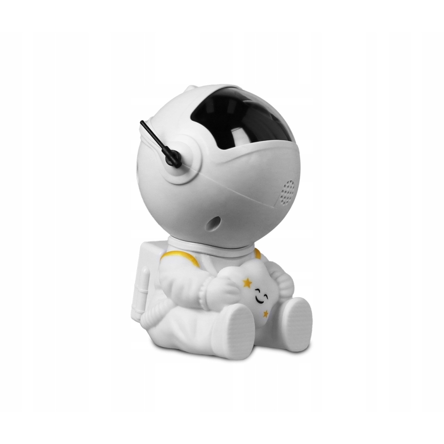 LED RGB projektor LED/5W/5V astronaut + kaugjuhtimispult