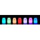 LED RGB Puutetundlik lamp lastele BEAR LED/0,8W/5V roosa + USB
