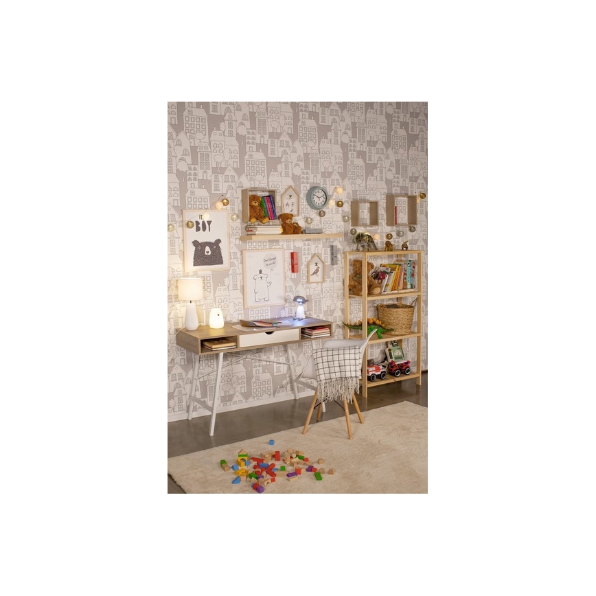 LED RGB Puutetundlik lamp lastele BEAR LED/0,8W/5V valge + USB