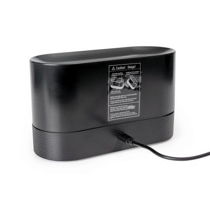 LED RGB Ultraheli aroomidifuuser ja õhuniisuti tagatulega 180ml must