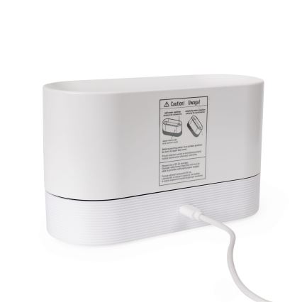LED RGB Ultraheli aroomidifuuser ja õhuniisuti tagatulega 180ml valge