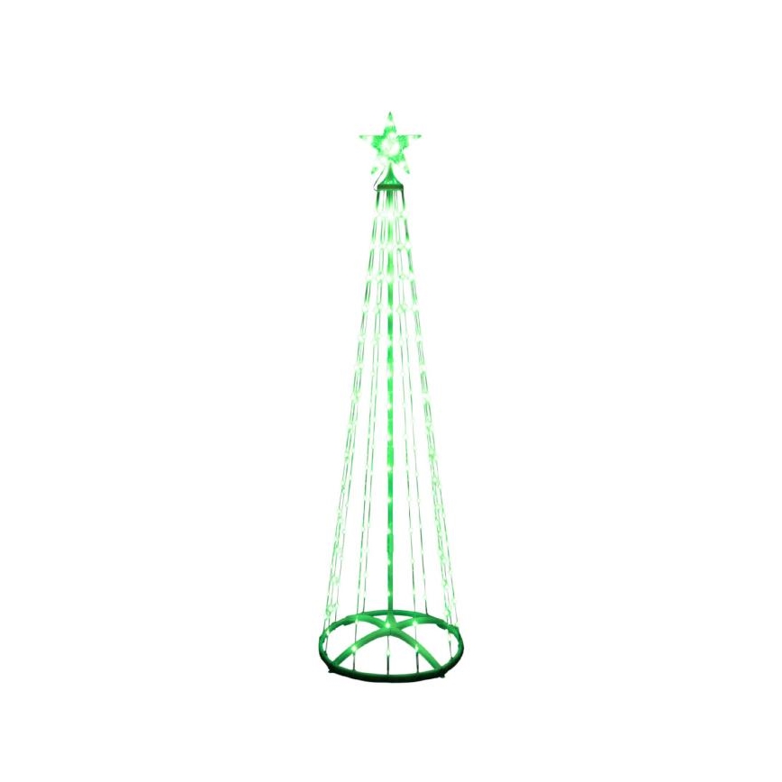 LED RGB Väljas jõulupuu 190xLED/230V 1,8 m IP44 + kaugjuhtimispult