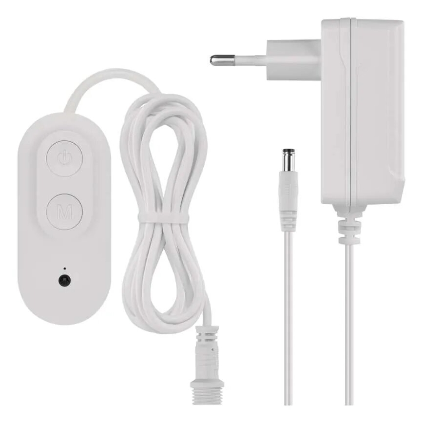 LED RGBIC+CCT Dekoratiivne valguskett kohtvalgustusega GoSmart 12xLED/7W/230V 255 cm Wi-Fi Tuya