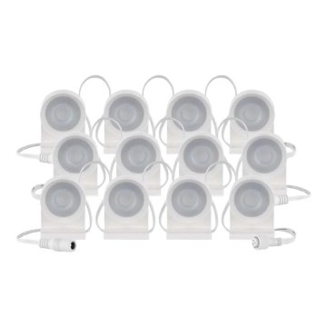 LED RGBIC+CCT Dekoratiivne valguskett kohtvalgustusega GoSmart 12xLED/7W/230V 255 cm Wi-Fi Tuya