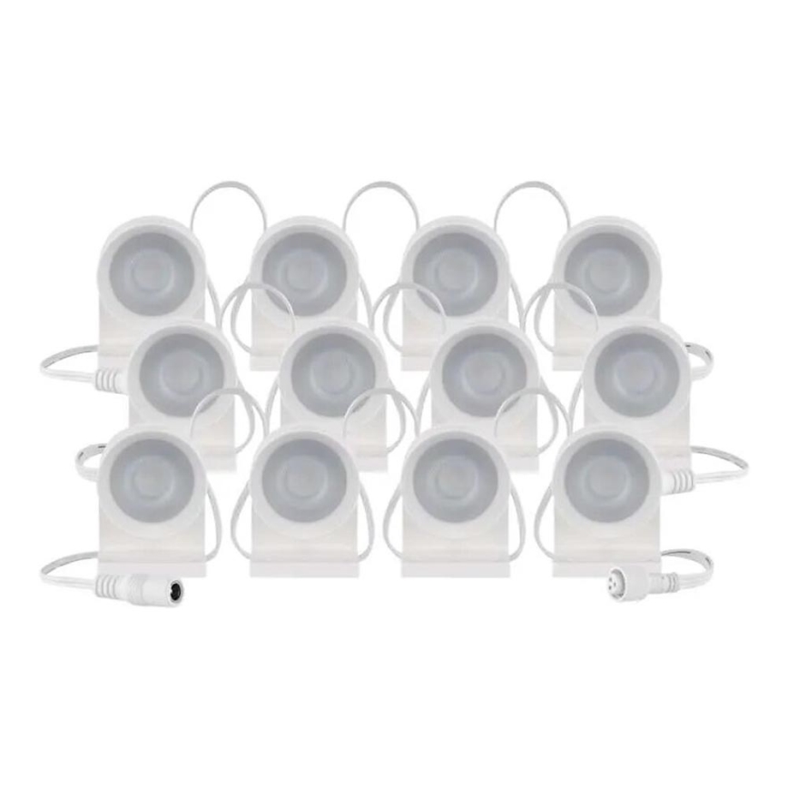 LED RGBIC+CCT Dekoratiivne valguskett kohtvalgustusega GoSmart 12xLED/7W/230V 255 cm Wi-Fi Tuya