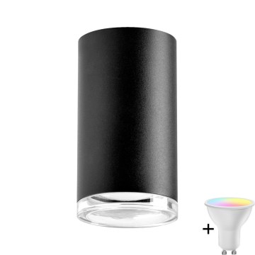 LED RGBW dimmable vannitoavalgustus TURYN 1xGU10/6,5W/230V 2700-6500K Wi-Fi IP44 must