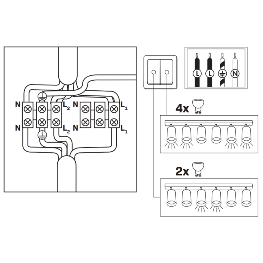 LED RGBW dimmerdatav vannatulede TURYN 6xGU10/6,5W/230V 2700-6500K Wi-Fi IP44 valge
