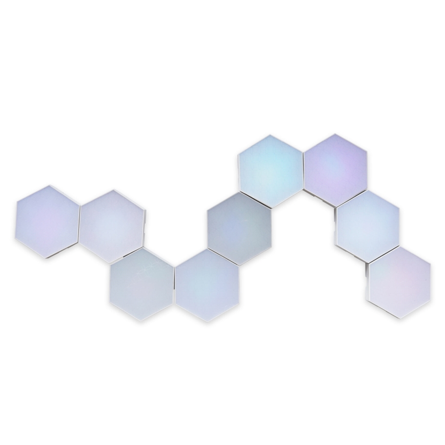 KOMPLEKT 9x LED RGBW Hämardatav dekoratiivne seinavalgusti MAYA LED/1W/230V + kaugjuhtimispult