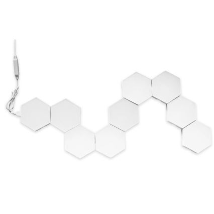 KOMPLEKT 9x LED RGBW Hämardatav dekoratiivne seinavalgusti MAYA LED/1W/230V + kaugjuhtimispult