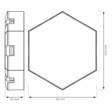 KOMPLEKT 9x LED RGBW Hämardatav dekoratiivne seinavalgusti MAYA LED/1W/230V + kaugjuhtimispult