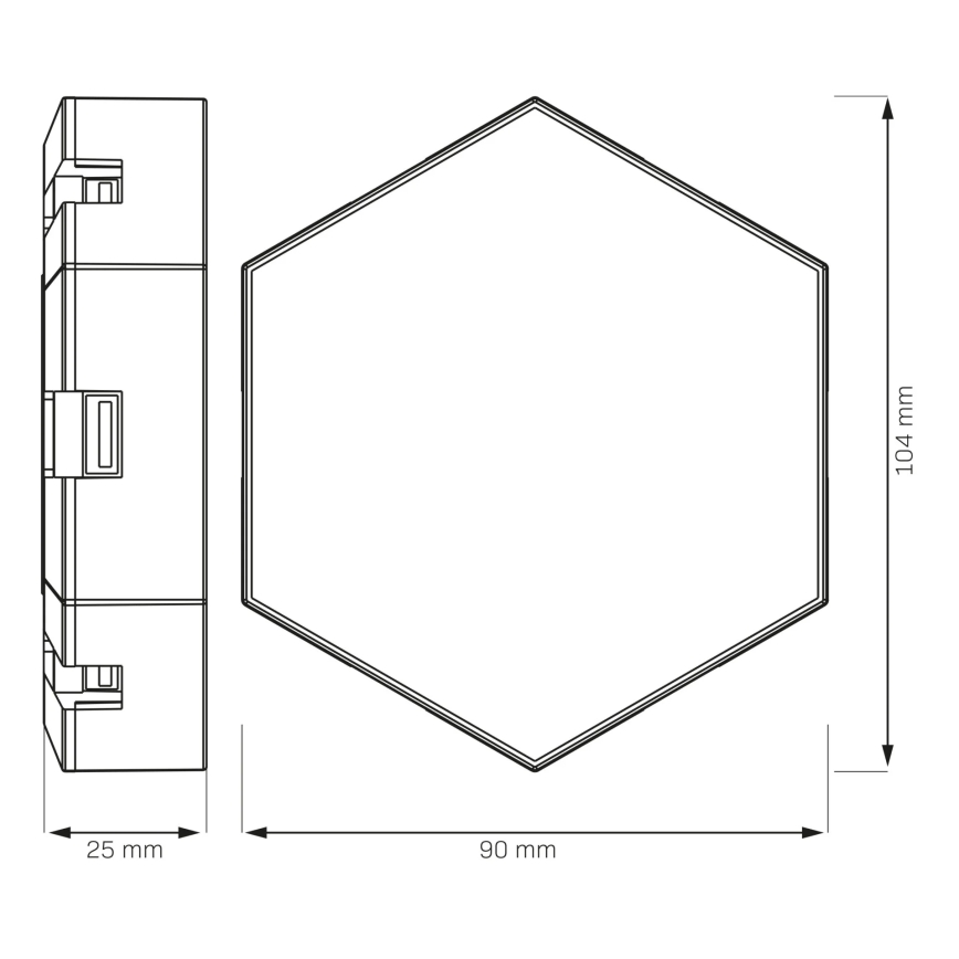 KOMPLEKT 9x LED RGBW Hämardatav dekoratiivne seinavalgusti MAYA LED/1W/230V + kaugjuhtimispult