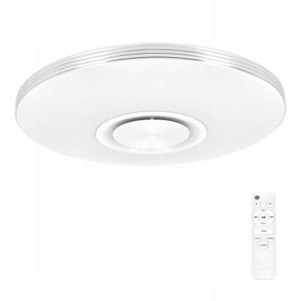 LED RGBW hämardatav laelamp kõlariga LED/60W/230V 3000–6000K Ø 40 cm valge + kaugjuhtimispult