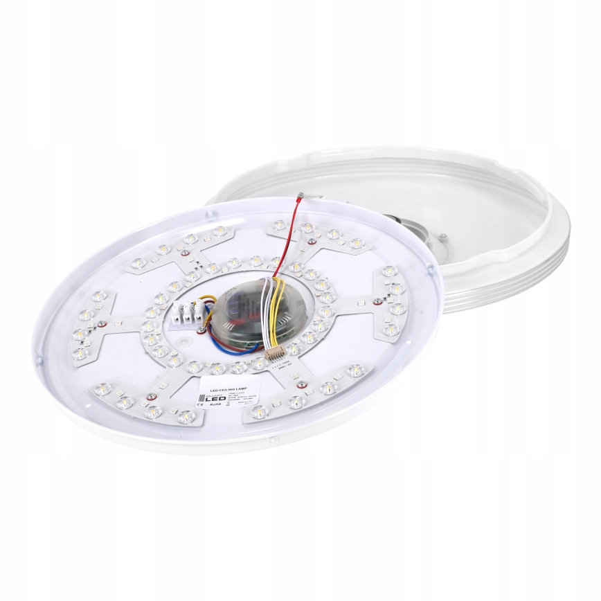 LED RGBW hämardatav laelamp kõlariga LED/60W/230V 3000–6000K Ø 40 cm valge + kaugjuhtimispult