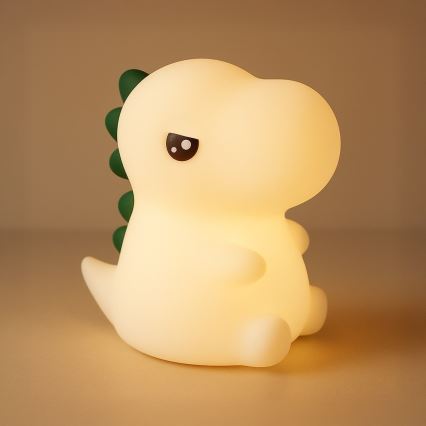 LED RGBW hämardatav laetav puutetundlik laste öölamp DINO LED/1W/5V 1200 mAh