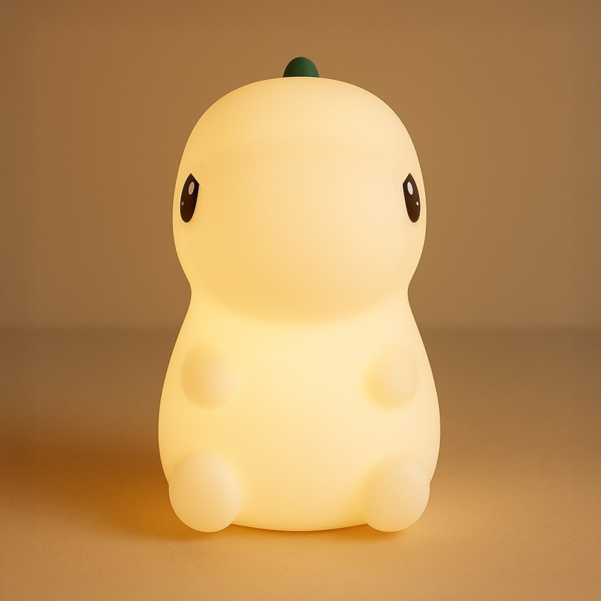 LED RGBW hämardatav laetav puutetundlik laste öölamp DINO LED/1W/5V 1200 mAh