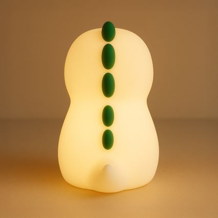LED RGBW hämardatav laetav puutetundlik laste öölamp DINO LED/1W/5V 1200 mAh