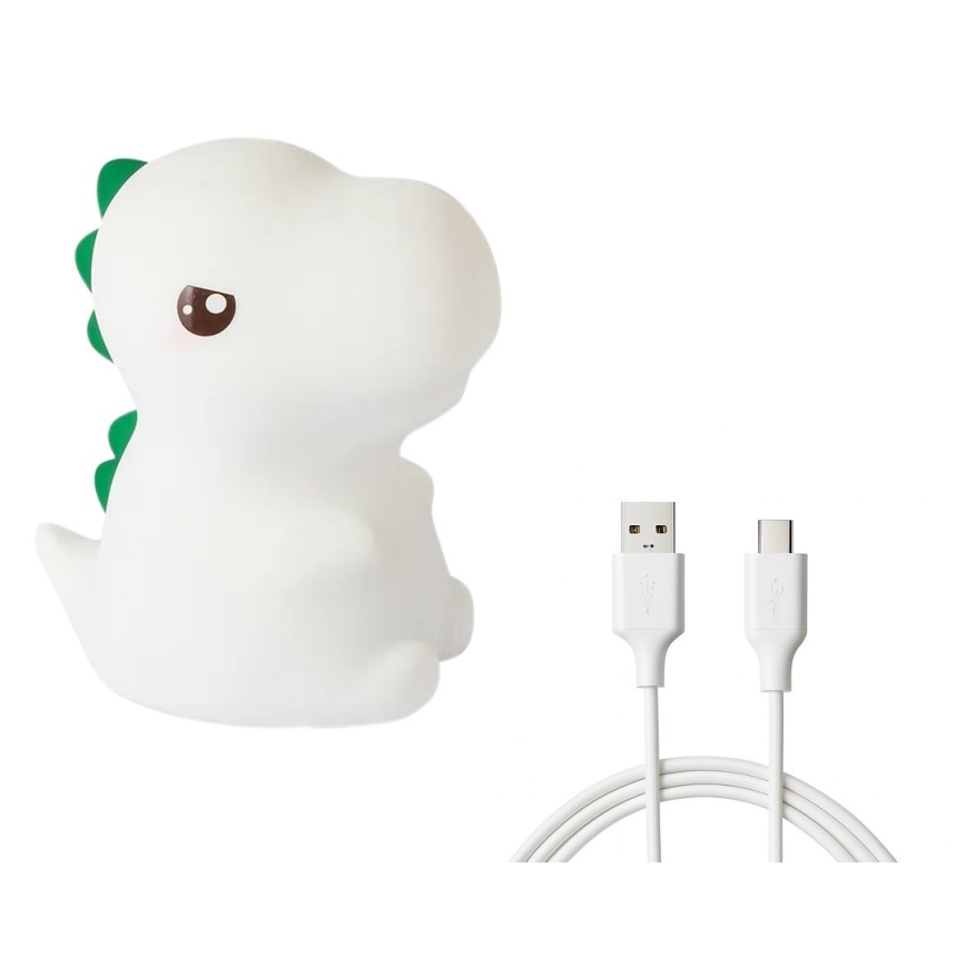 LED RGBW hämardatav laetav puutetundlik laste öölamp DINO LED/1W/5V 1200 mAh