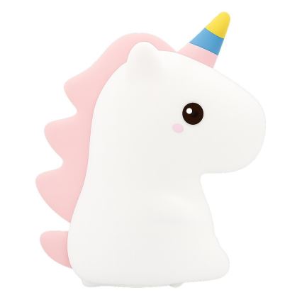 Laetav puutetundlik ja hämardatav LED RGBW laste öölamp UNICORN LED/1W/5V 1200 mAh