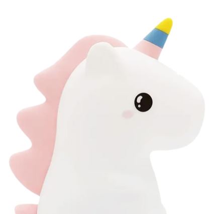 Laetav puutetundlik ja hämardatav LED RGBW laste öölamp UNICORN LED/1W/5V 1200 mAh