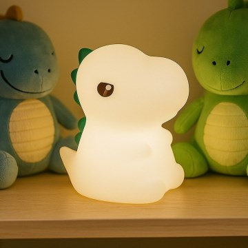 LED RGBW hämardatav laetav puutetundlik laste öölamp DINO LED/1W/5V 1200 mAh