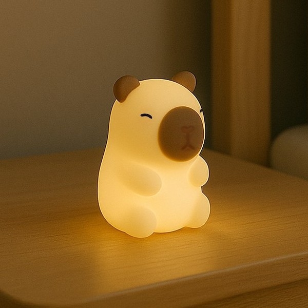 LED RGBW hämardatav laetav puutetundlik laste öölamp KAPYBARA LED/0,45W/5V 800 mAh