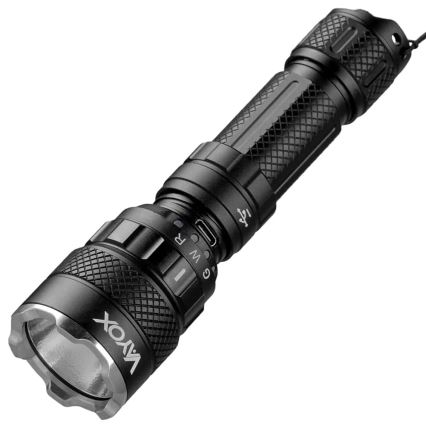 LED RGBW Hämardatav laetav taskulamp LED/15W/5V IP66 1500 läikiv 2000 mAh
