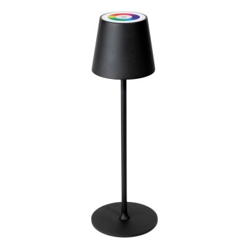LED RGBW hämardatav laetav välilamp LED/1,5W/4000 mAh 3000K IP44 must