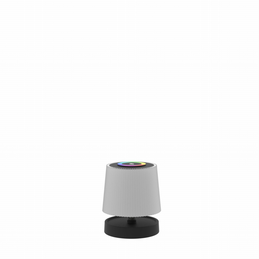 LED RGBW hämardatav puutetundlik välistingimustesse sobiv laetav lauavalgusti LED/2W/5V IP44 1200 mAh hall