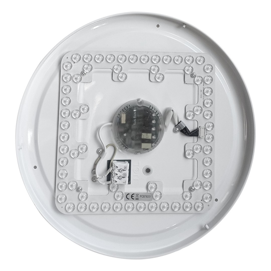 Hämardatav LED RGBW laelamp MELO LED/36W/230V 3000-6000K läbimõõt 39 cm valge + kaugjuhtimispult
