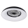 LED RGBW hämardatav laevalgusti ventilaatoriga PLAVE PAN LED/48W/230V 3000-6500K läbimõõt 60 cm must + kaugjuhtimispult