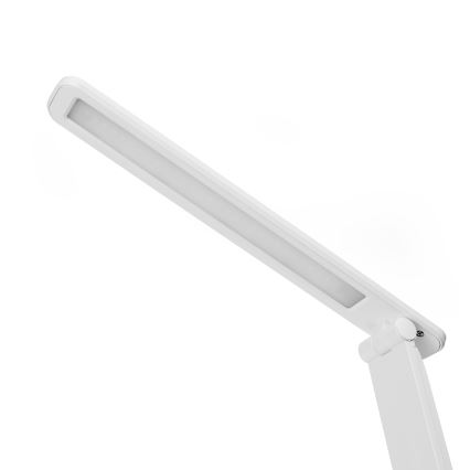 LED RGBW Hämardatav puutetundlik laualamp juhtmevaba laadimisega, ekraan ja USB pesa MAGNUS LED/6W/5V 3000-6500K valge