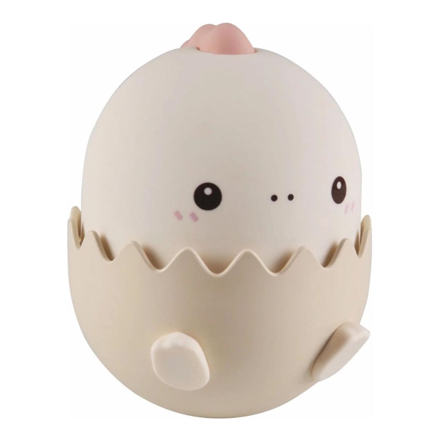 LED RGBW Hämardatav laste puutetundlik lamp BABY DINO LED/0,75W/5V USB 1200 mAh roosa