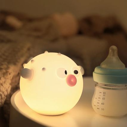 LED RGBW Hämardatav laste puutetundlik lamp HELI LED/1W/5V USB 1200 mAh kala sinine