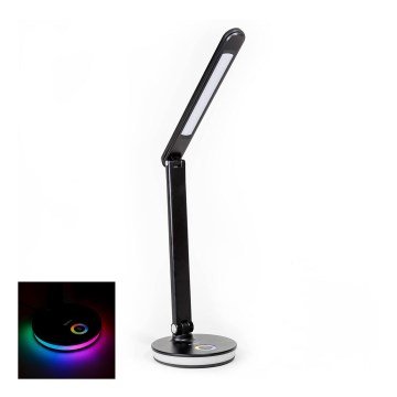 LED RGBW Hämardatav laualamp akupanga funktsiooniga LED/12W/5V 2800-6000K must