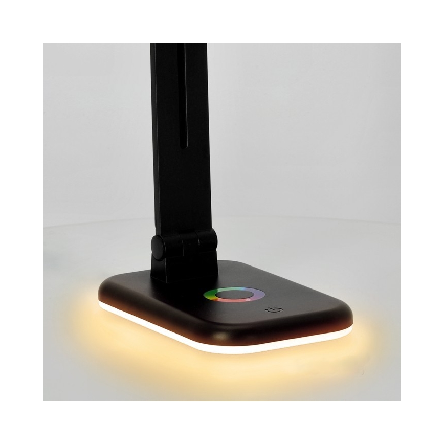 LED RGBW Hämardatav laualamp NOBLITE LED/7W/5V 3000/4000/6500K must