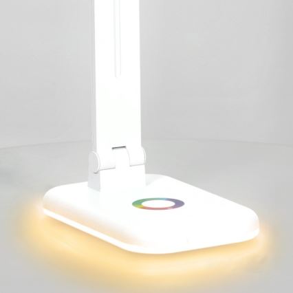 LED RGBW Hämardatav laualamp NOBLITE LED/7W/5V 3000/4000/6500K valge