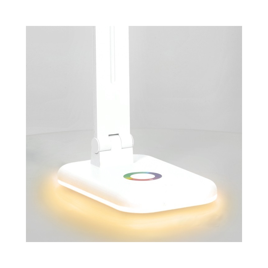 LED RGBW Hämardatav laualamp NOBLITE LED/7W/5V 3000/4000/6500K valge