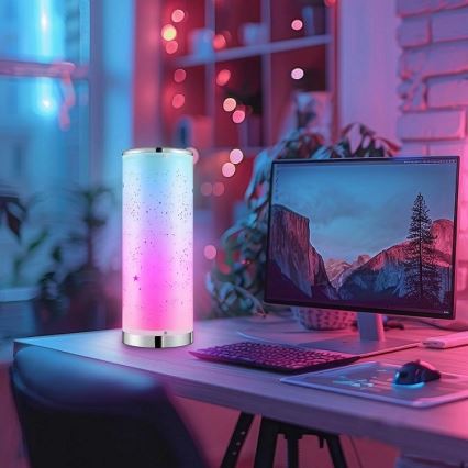 LED RGBW Hämardatav laualamp STELLA MINI LED/5W/5V + kaugjuhtimispult