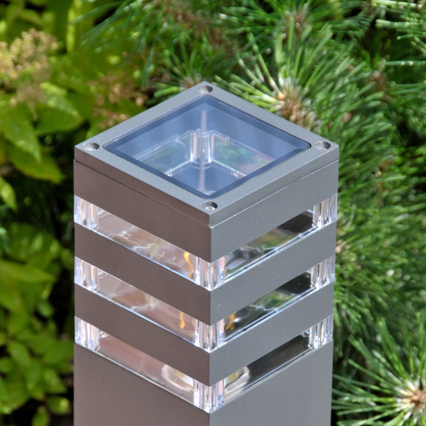 LED RGBW hämardatav välisvalgusti TEKSAS 1xE27/9W/230V 2700-6500K Wi-Fi 44 cm IP44 antratsiit