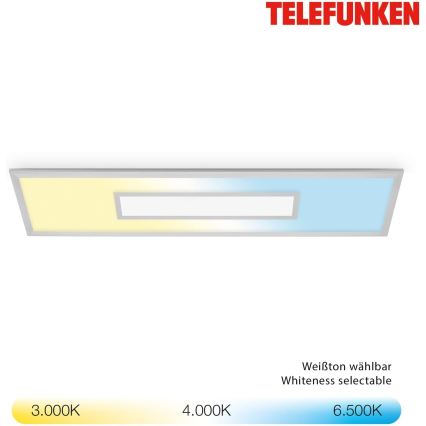 Hämardatav LED RGBW paneel LED/20W/230V 3000-6500K 25x100 cm hõbedane + kaugjuhtimispult